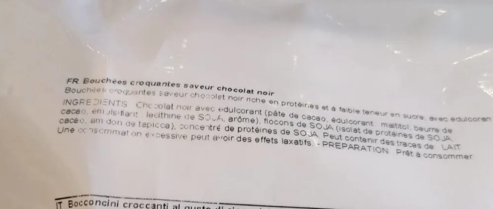 Bouchées croquantes