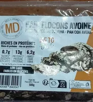 Pain flocons avoine