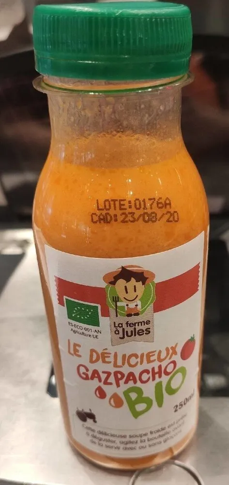 Le délicieux gaspacho bio