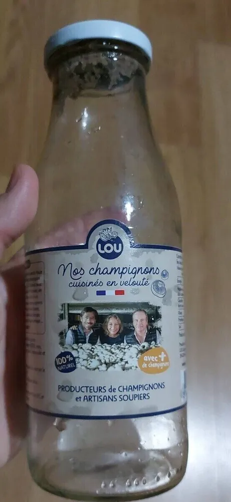 Nos champignons cuisinés en velouté