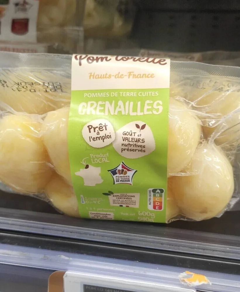 Pommes de terre grenaille cuite
