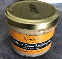 Rillettes de canard au foie gras
