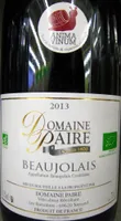 Beaujolais AOC 2013 Bio Domaine Paire