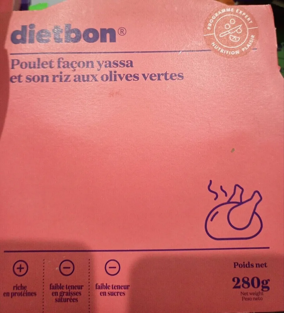 Poulet façon yassa et son riz aux olives vertes