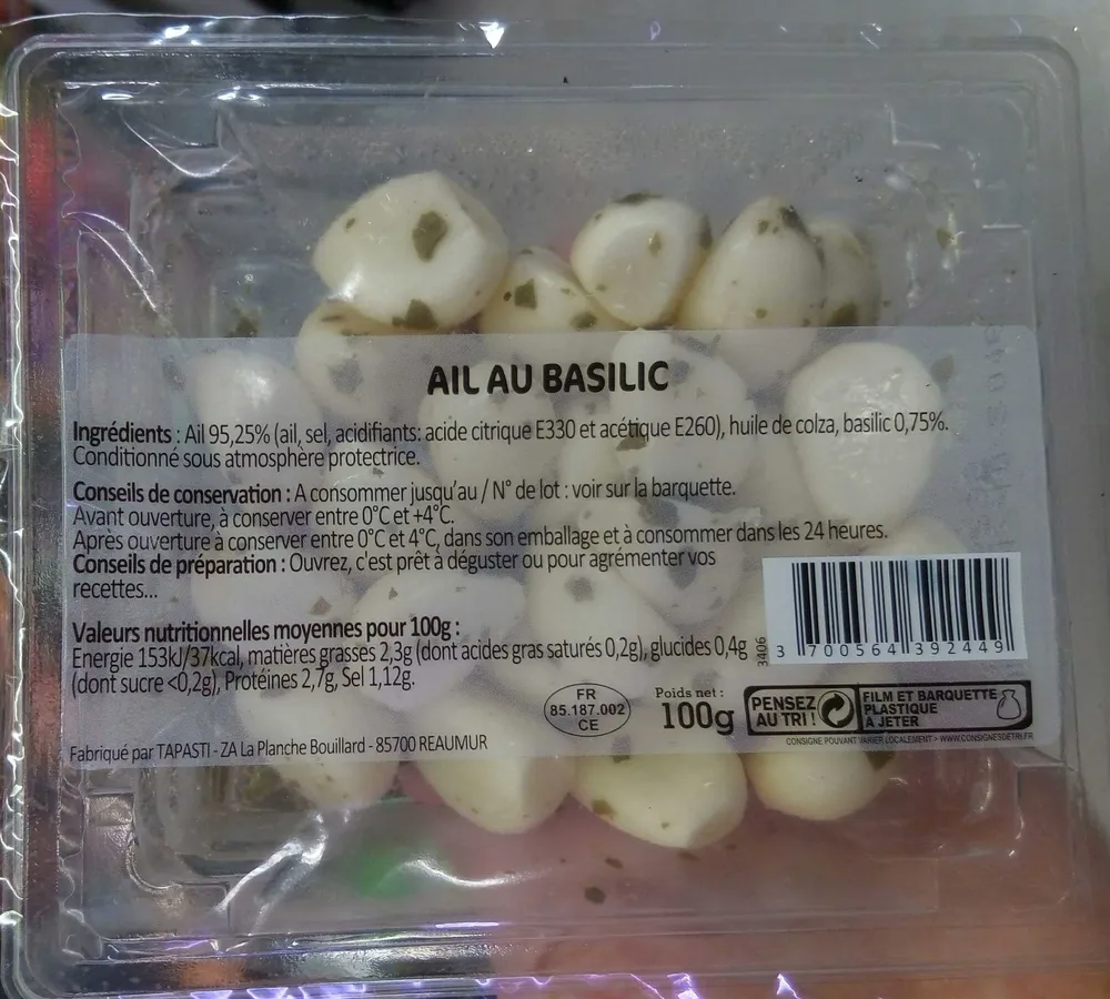 Ail au basilic