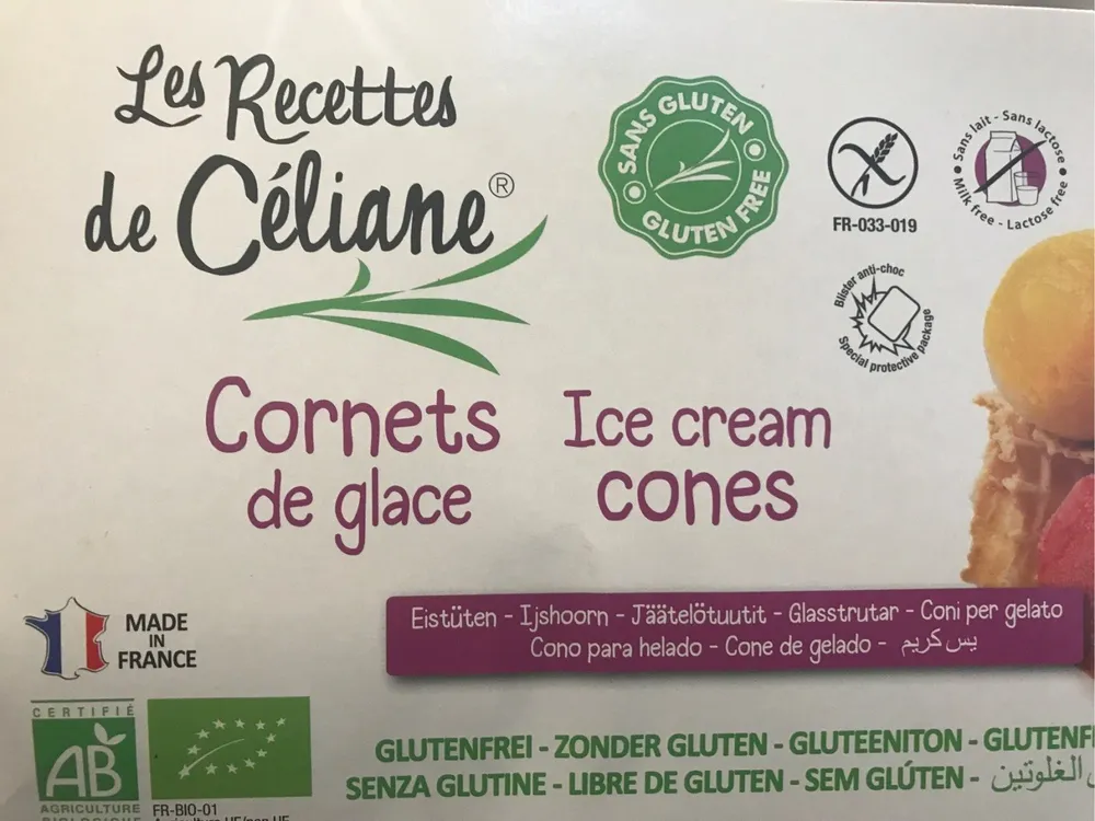 CORNET DE GLACE X10