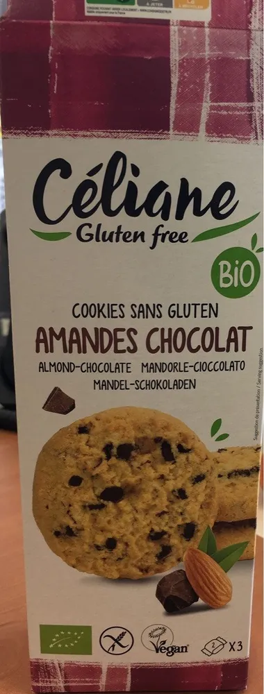 Cookies sans gluten amandes chocolat