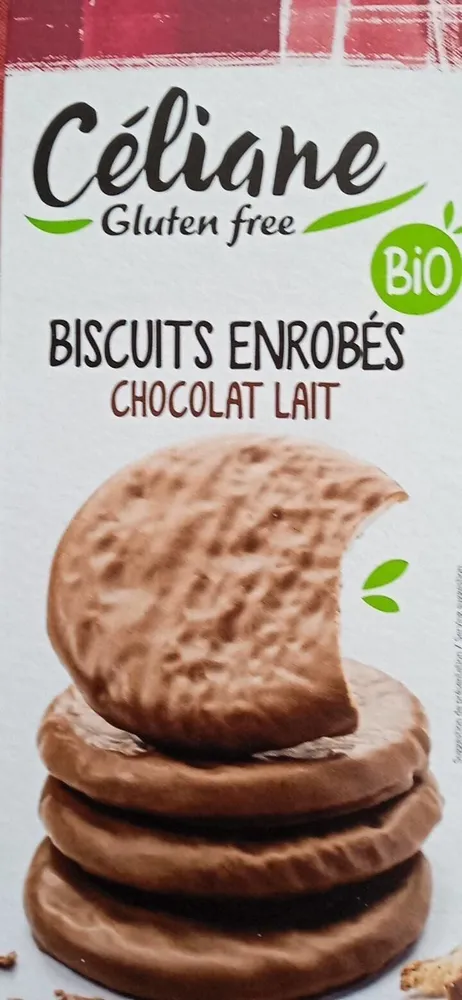 Biscuit enrobés chocolat lait