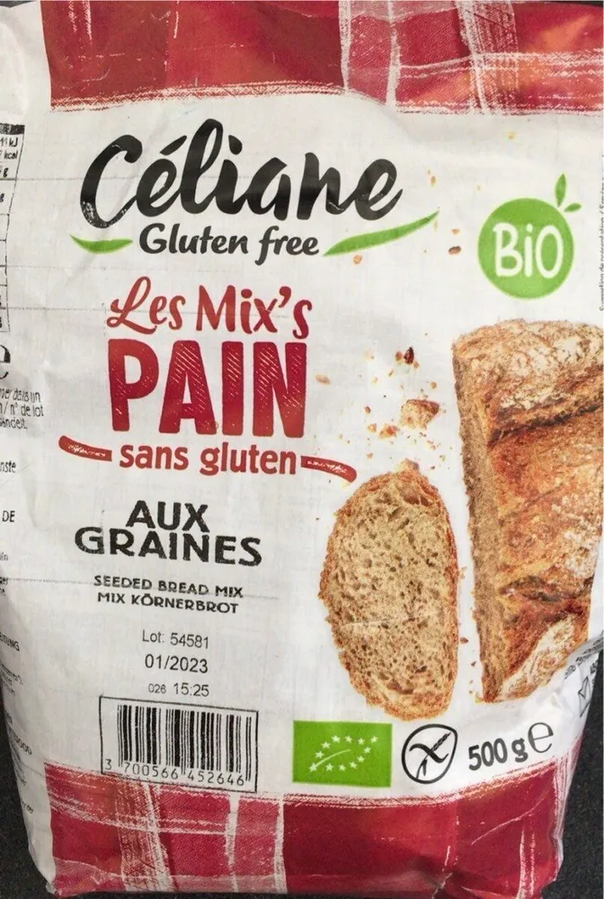 Le mix pain aux graines sans gluten