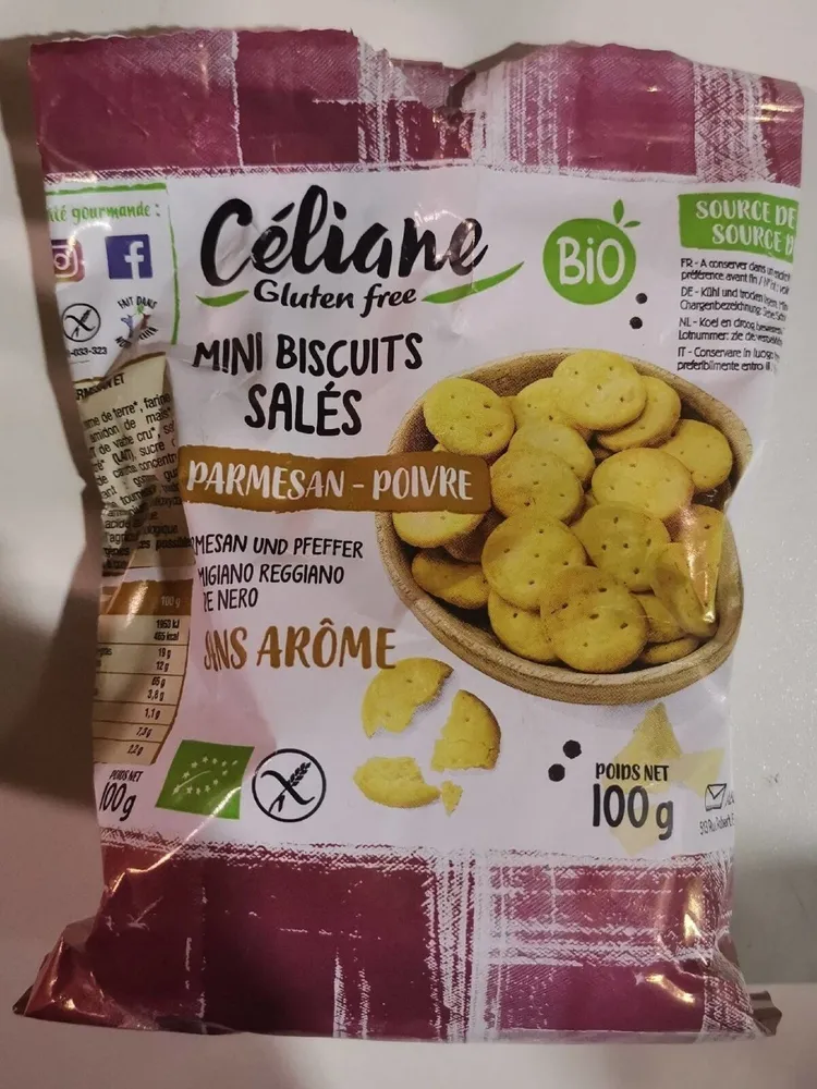 Mini biscuit salé