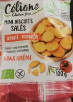 mini biscuits sales - tomate romarin