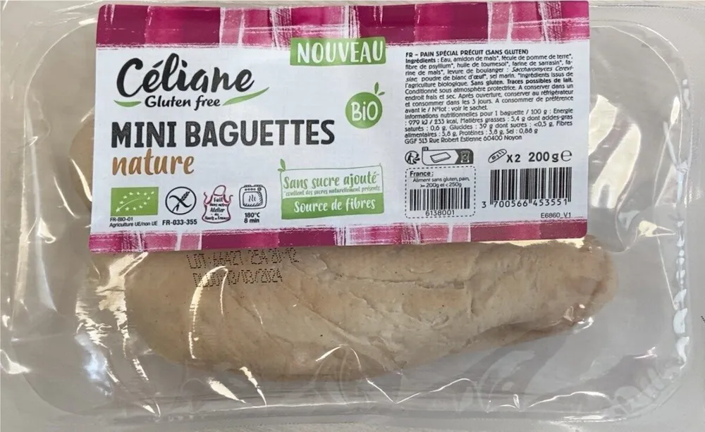 Mini baguettes nature