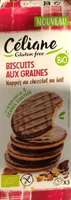 biscuits aux graines nappes au chocolat au lait