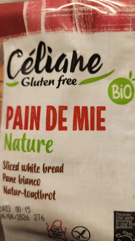 PAIN NATURE SANS GLUTEN