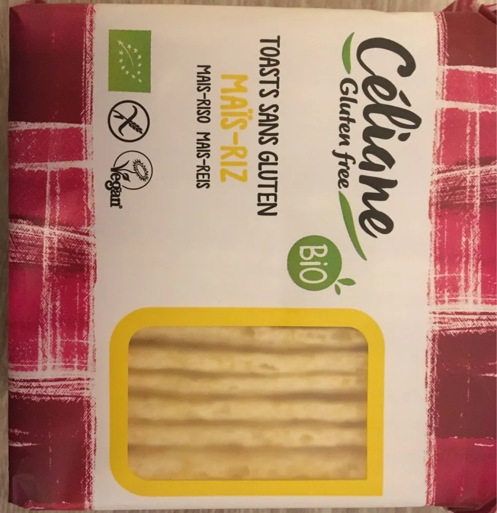 Toast sans gluten maïs-riz