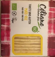 Toast sans gluten maïs-riz
