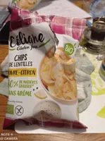 Chips de lentilles poivre citron
