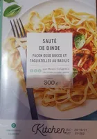 Sauté de dinde façon osso bucco et tagliatelles