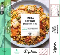Paëla au poulet et aux fruits de mer