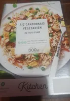 Riz cantonnais végétarien au tofu fumé