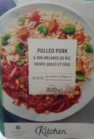 Pulled Pork riz patate douce fève