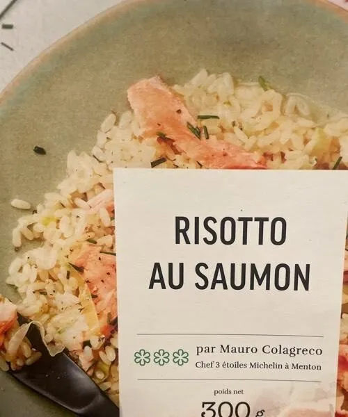 Risotto au saumon
