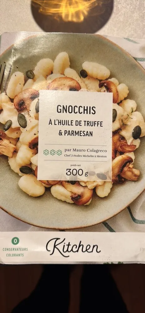Gnocchis à l'huile de truffe et parmesan