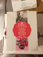 Barres croustillantes Amarante cranberries grenade