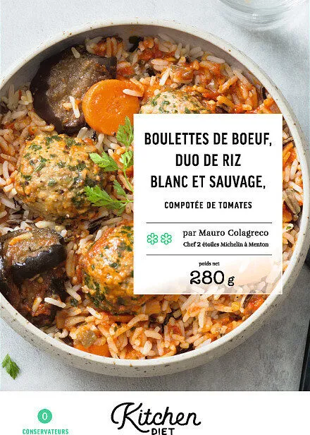 Boulettes de Boeuf et son riz