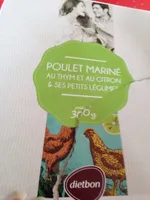 Poulet mariné au thym et au citron et ses petits légumes