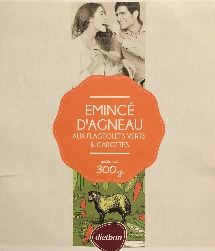Émincé d’Agneau aux Flageolets Verts et Carottes