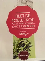 Filet de Poulet Rôti aux Légumes & Quinoa Sauce Estragon
