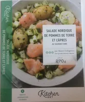 Salade nordique de pommes de terre et câpres au saumon fumé