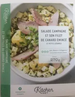 Salade Campagne et son filet de canard émincé et petits légumes