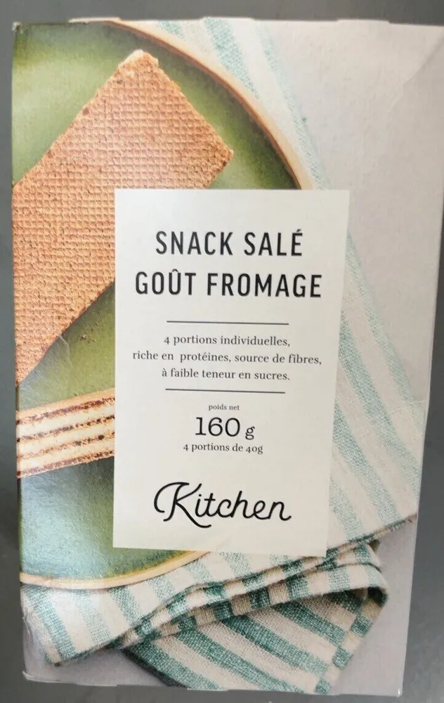 Snack salé goût fromage