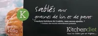 Petits sablés aux graines de Lin et de pavot