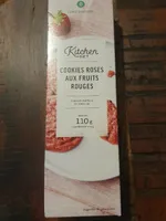 Cookies rose aux fruits rouges