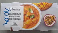 Dessert fruits mangue passion pommes