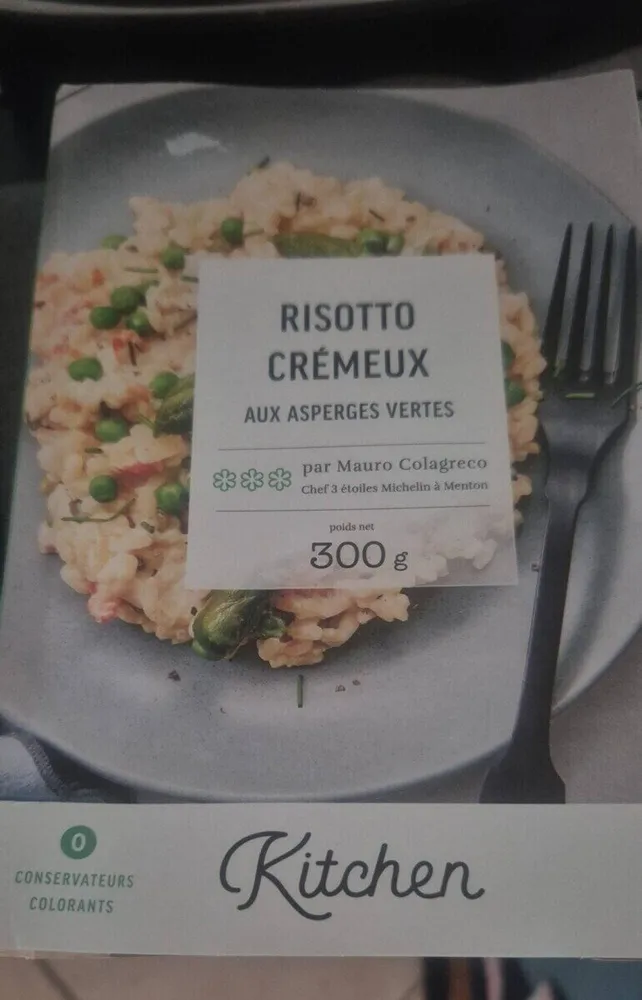 Risotto crémeux asperges vertes