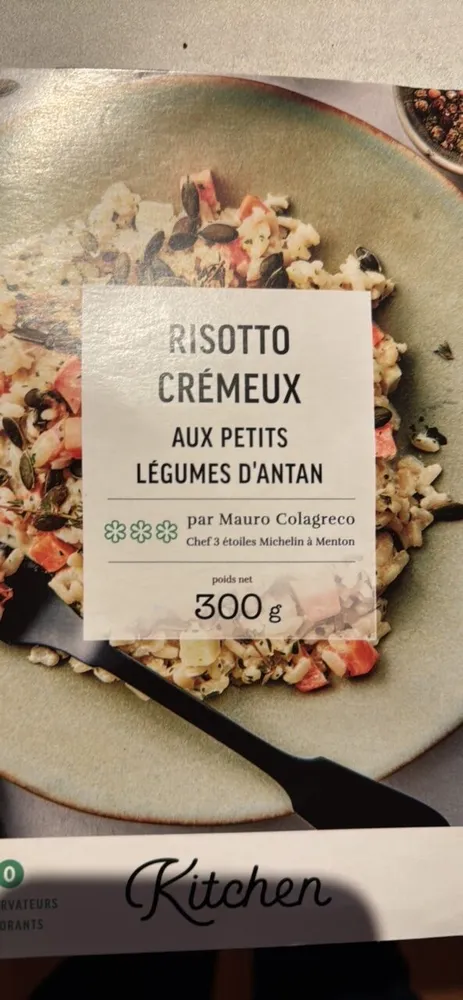 Risotto crémeux aux petits légumes d'antan