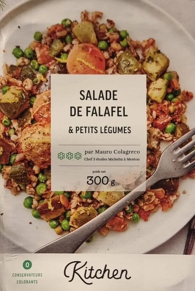 Salade de falafel et petits légumes