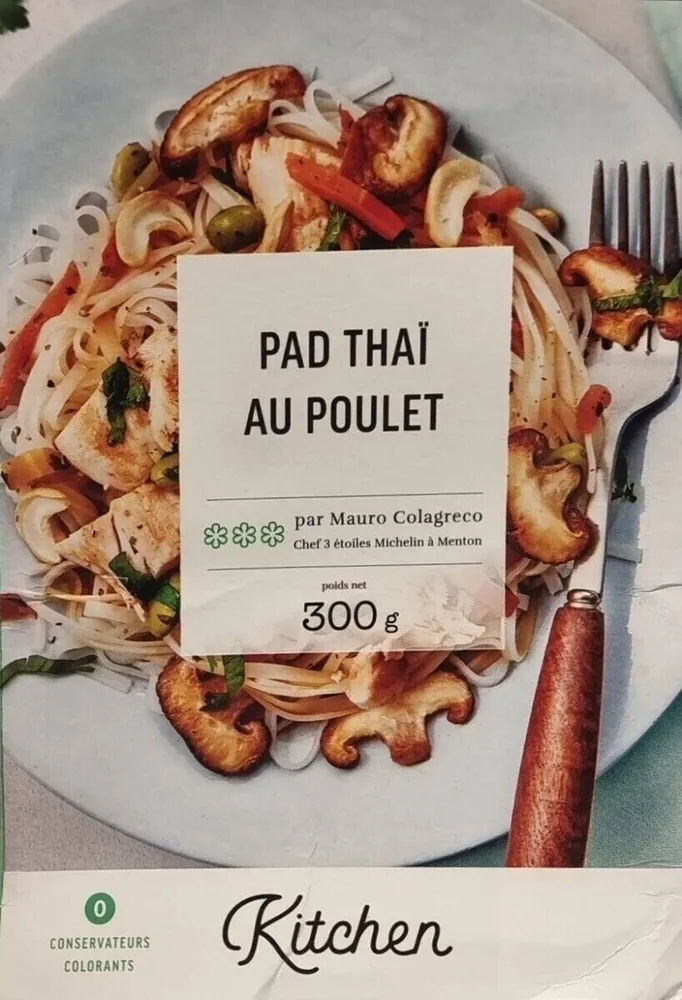 Pad Thaï au poulet