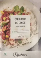 Effiloché de dinde façon burrito