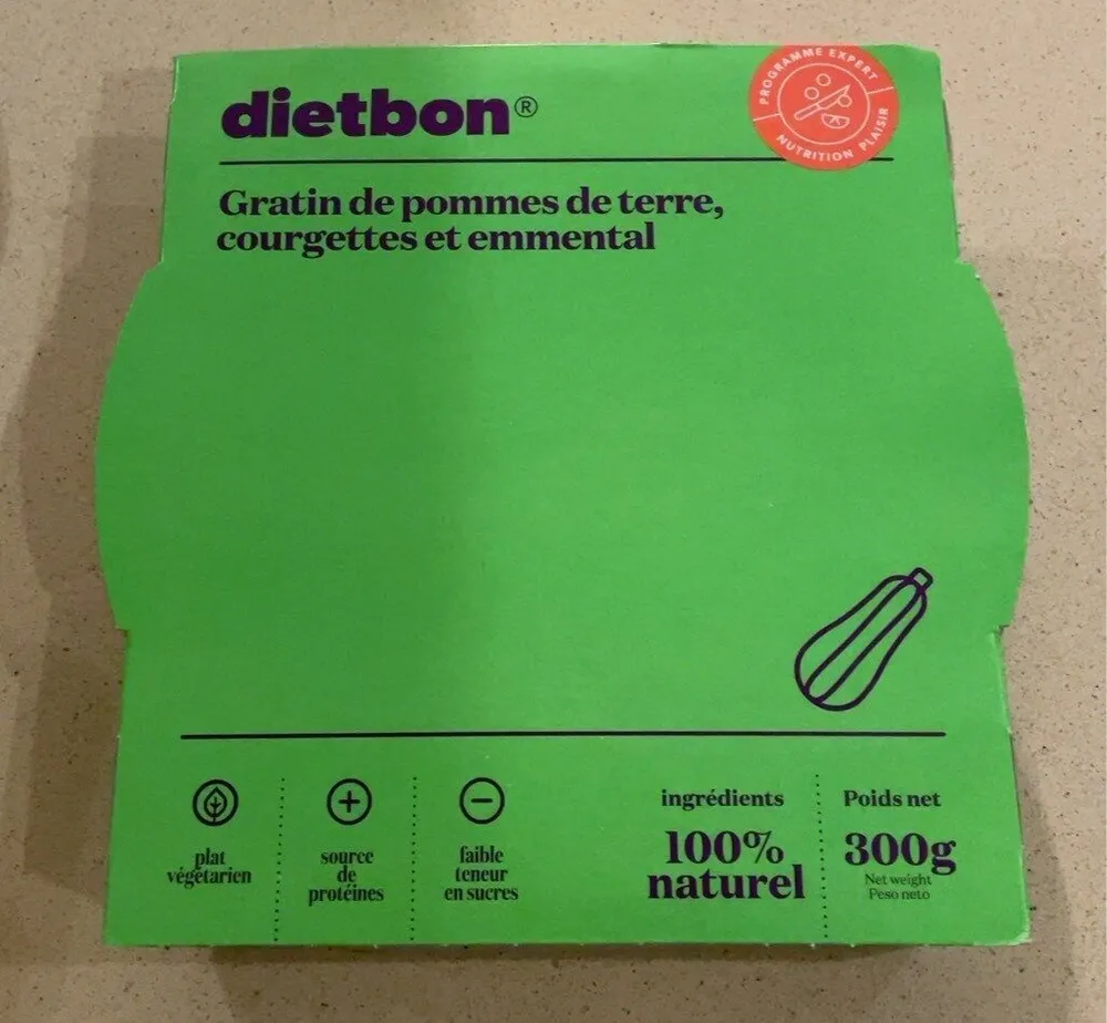 Gratin de pommes de terre, courgettes et emmental