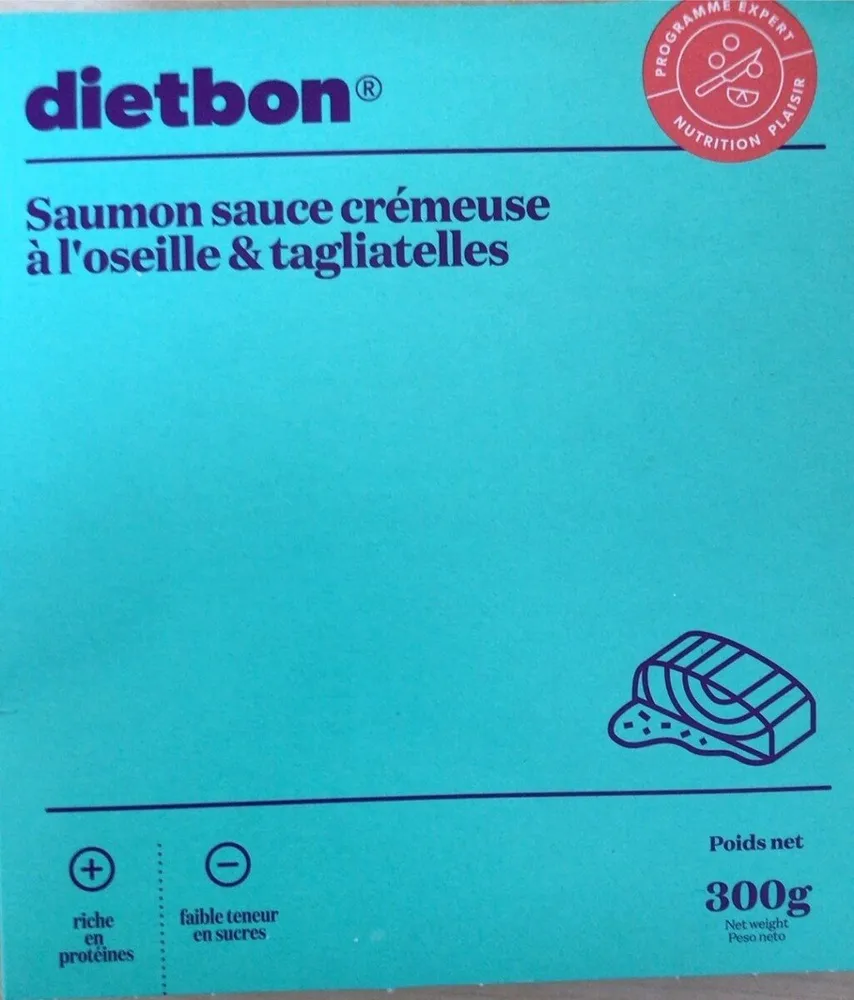 Saumon sauce cremeuse a l’oseille & tagliatelles