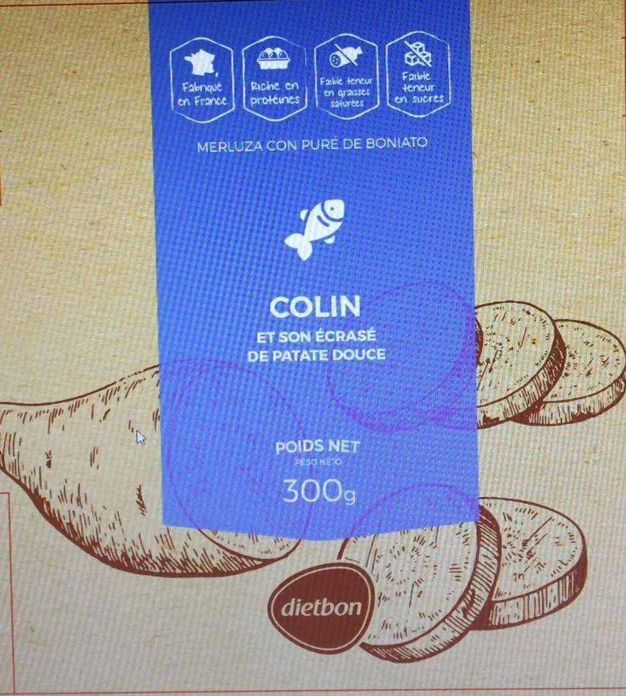 Pave de colin et son Ecrasée de Patate Douce
