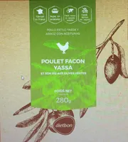 Poulet façon Yassa et son Riz aux olives vertes