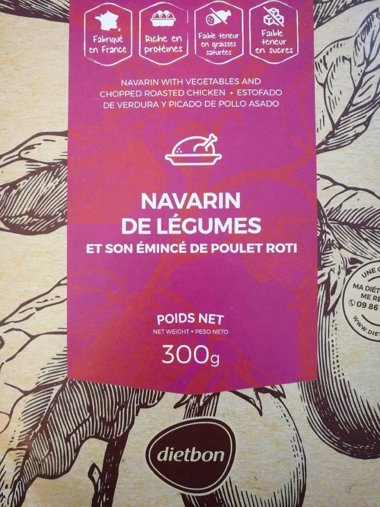 Navarin de légumes et son émincé de poulet roti