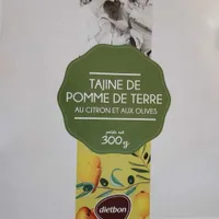 Tagine de mouton et pomme de terre au citron et aux olives