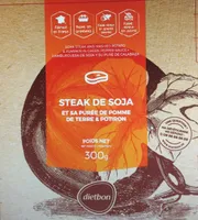 Steak de soja, purée pdt et potiron